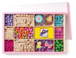 Woodyland ABC Beads într-o cutie (OLP102190211)
