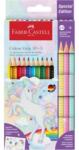 Faber-Castell Creioane colorate Faber-Castell Color Grip set 10+3 Sparkle - Unicorn