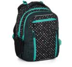 Bagmaster Rucsac școlar BagMaster PORTO 24 C - negru-turcoaz