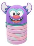 Spirit Husă pentru pix cu 1 fermoar Monster Purple Penar