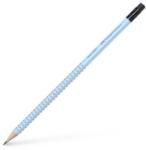 Faber-Castell Creion grafic, B, triunghiular, cu radieră, FABER-CASTELL "Grip 2001", albastru - tonerdepot - 6,41 RON