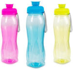  Sport Kulacs - Műanyag, Átlátszó - 750 ml - 3 Színben