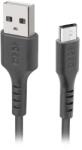 SBS LTHL200 USB-A Apa - Micro USB Apa 2.0 Adat és Töltőkábel - 1 m, Fekete