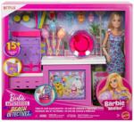 Mattel Set de joaca cu papusa Malibu, Barbie, Mysteries Beach Detectives, Cotton Candy, JFV67 Papusa Barbie