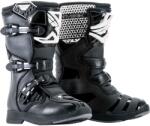 FLY Racing NEW Maverik Youth gyerek motoros csizma fekete-fehér