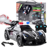 Inlea4Fun RC Távirányítós rendőrautó füsteffekttel Inlea4Fun RACERS FLAME SPRAY (JO-RC0596)