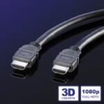 Roline HDMI Csatlakozókábel HDMI-A dugó, HDMI-A dugó 10.00 m Fekete 11.04. 5576 Árnyékolt HDMI kábel (11.04. 5576) (11.04.5576)
