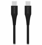 SWISSTEN 71506515 USB-C apa - USB-C apa Adat- és töltőkábel 1m - Fekete (71506515) (71506515)