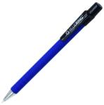 BLUERING Golyóstoll gumírozott kék test, Bluering® X6, írásszín kék - nyomtassingyen