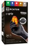 Mercator Medical GoGrip Black One by One púdermentes nitril védőkesztyű 100 db M (RP30043003)