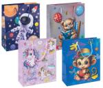 DONAU Ajándéktáska, zsinórfüles, 25x30x10 cm, DONAU Home , vegyes gyermek minta (DB15086181)