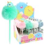 Junior PomPom zselés toll 0, 7 mm, kék tollbetét (színkeverék)