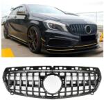  Mercedes Benz W176 A-osztály 2012-2015 lakkozott fekete hűtőrács Panamerica AMG GT stílusban