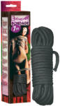 GoodLove Shibari Bondage Rope - frânghie bondage, neagră, 7 m