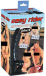 You2Toys Easy Rider - strap-on vibrator cu manșon pentru penis (17 cm), negru