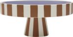 OYOY Pateră pentru tort Toppu, 20 x 20 cm, maro-violet (L301541) Tava