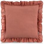 Takoy TERRA COLLECTION Lenvászon díszpárnahuzat MOROCCO pamut fodorral díszítve