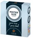 MISTER SIZE vékony óvszer - 57 mm Kiszerelés: 3 db