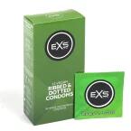 EXS Condoms Ribbed, Dotted and Flared - pontozott óvszer Kiszerelés: 12 db