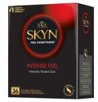 Manix SKYN Intense Feel - latexmentes, gyöngyös, vegán óvszer Kiszerelés: 36 db