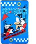  Sonic a sündisznó Built for Speed polár takaró 100x150cm (SNXHY46004) - oliviashop