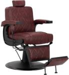  GOMEZ bordó - matt fekete borbélyszék