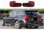 TUNING-TEC Stopuri LED compatibil cu BMW Seria 3 F31 Touring (2012-2019) Rosu Clar LCI Design cu Semnal Dinamic Secvential (7124)