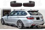 TUNING-TEC Stopuri LED compatibil cu BMW Seria 3 F31 Touring (2012-2019) Rosu Fumuriu Black Line LCI Design cu Semnal Dinamic Secvential (7125)