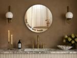 Artalo Autocolant pentru oglindă S47 - Hey! Wash your hands. (round)