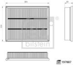 Febi Bilstein Vzduchový filter FEBI BILSTEIN 197887 (197887)