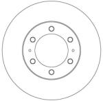 TRW Disc frana TRW SINGLE DF6914S (DF6914S)
