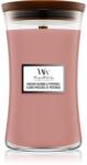 WoodWick Pressed Blooms & Patchouli ароматна свещ с дървен фитил 609.5 гр