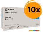  10x MERCATOR® santex púderezett latex orvosi kesztyű S (K_RD11257002_1573)
