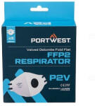 Portwest FFP2 szelepes Dolomit összehajtható lapos maszk (P210WHR)