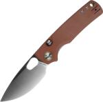 Vosteed Porcupine 14C28N Satin Brown Micarta A2604
