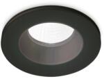 Ideal Lux Room-65 fekete LED beépíthető lámpa (IDE-252032) LED 1 izzós IP20 (252032)
