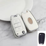 Hyundai bicskakulcs 3 gombos TPU tok fehér ezüst (THY035EFH)