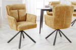 Maddison Design forgószék Maddison IV mustársárga