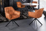 Galileo Design forgószék Galileo rézbarna bársony