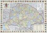  A Magyar Szent Korona országai 1914 (1: 360 000) 125x90 cm polipropilénre nyomtatva