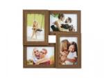  Fali fényképtartó 4db 10x15cm-es képhez tölgy (CQ689)