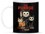 printfashion The Purrge - Bögre - Fekete (17656450)