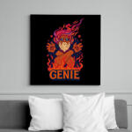 printfashion Dzsinn - Vászonkép - Fekete (17594747)