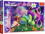 Trefl - Puzzle Smok Diplodok - 100 piese Puzzle