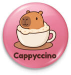 printfashion Cappyccino - Kitűző, hűtőmágnes - Rózsaszín (17628041)