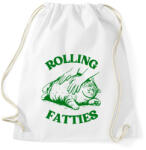 printfashion Rolling Fatties - Sportzsák, Tornazsák - Fehér (17595330)