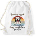 printfashion Szerencsés vagyok4 - Sportzsák, Tornazsák - Fehér (17655714)