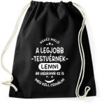 printfashion Nehéz meló a legjobb testvérnek lenni - Sportzsák, Tornazsák - Fekete (17620081)