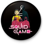 printfashion Squid game - Kitűző, hűtőmágnes - Fekete (17597437)