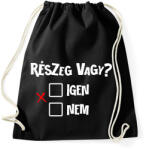 printfashion Részeg vagy? - fehér - Sportzsák, Tornazsák - Fekete (17680915)